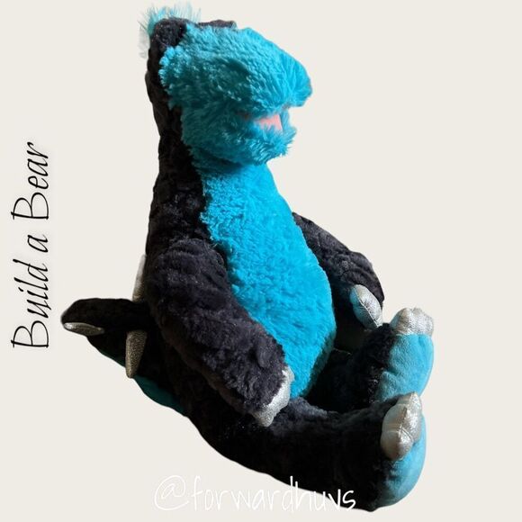 Build-A-Bear Blue Dinosaur Plush - 15" Tall - Picture 3 of 8